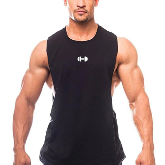 Breathable Cotton Gym Vests for Fitness Training
