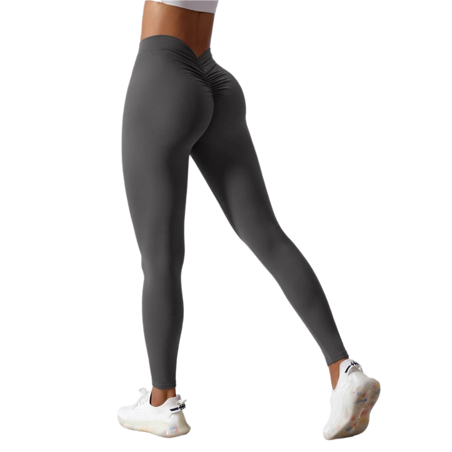 Gym Legging : High-Waisted Peach Design for Yoga & Exercise