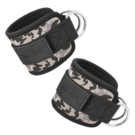 Comfy Glute Kickback Cuffs – D-Ring Ankle/Wrist Straps