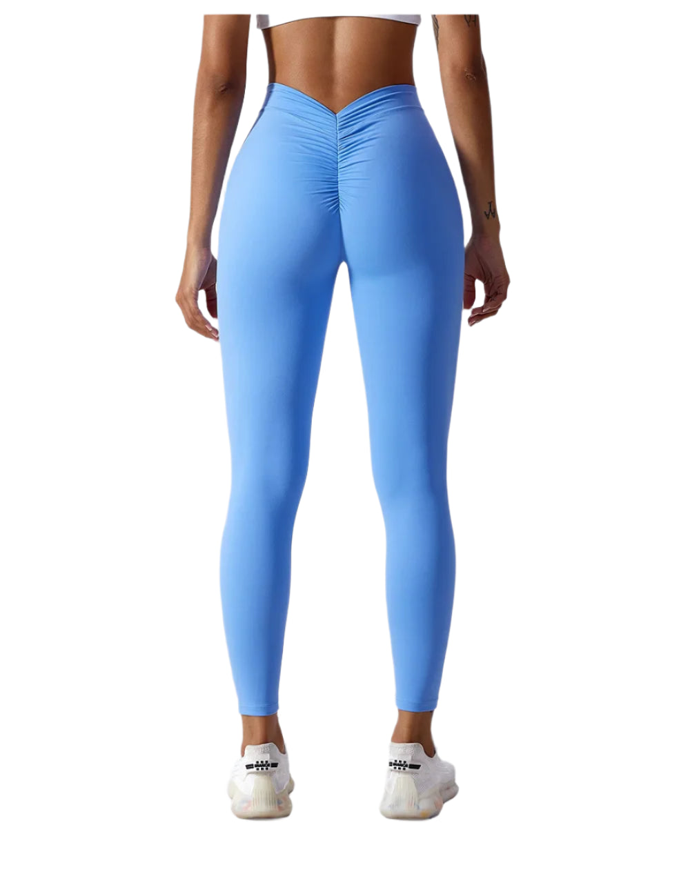 Gym Legging : High-Waisted Peach Design for Yoga & Exercise