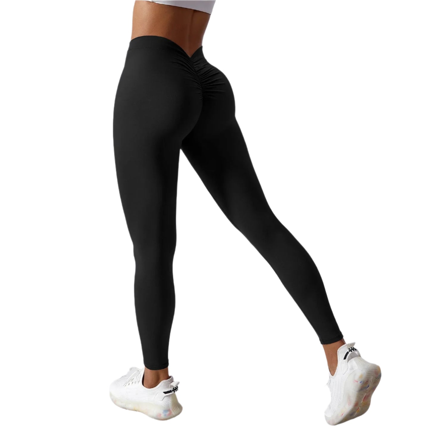 Gym Legging : High-Waisted Peach Design for Yoga & Exercise