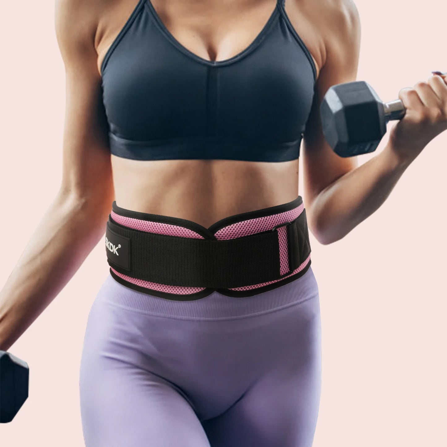 Women's back support belt waist protection
