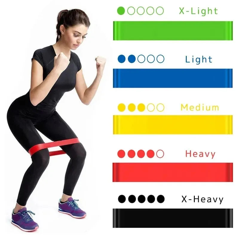 Elastic Resistance Bands for Pilates & Crossfit and Fitness