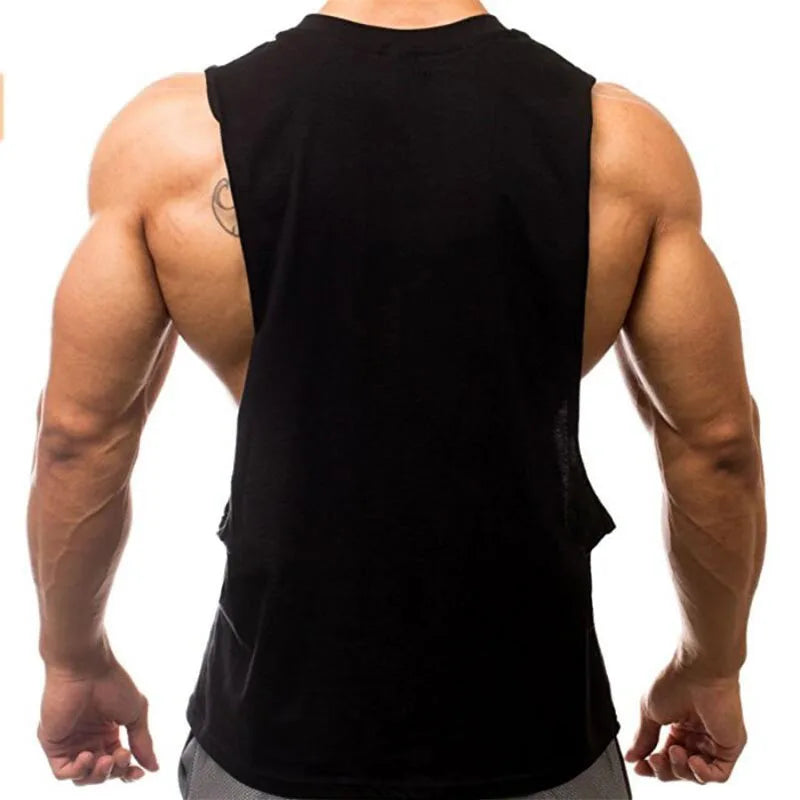 Breathable Cotton Gym Vests for Fitness Training