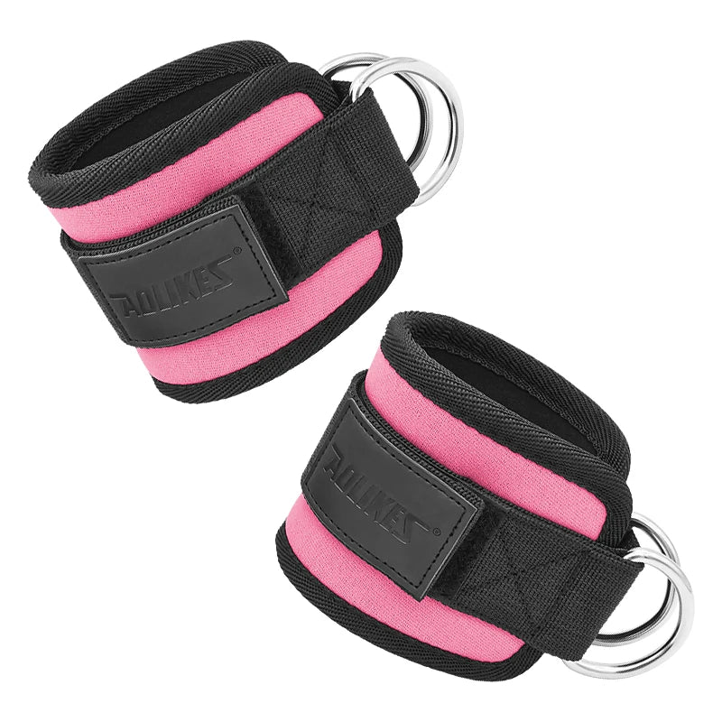 Comfy Glute Kickback Cuffs – D-Ring Ankle/Wrist Straps