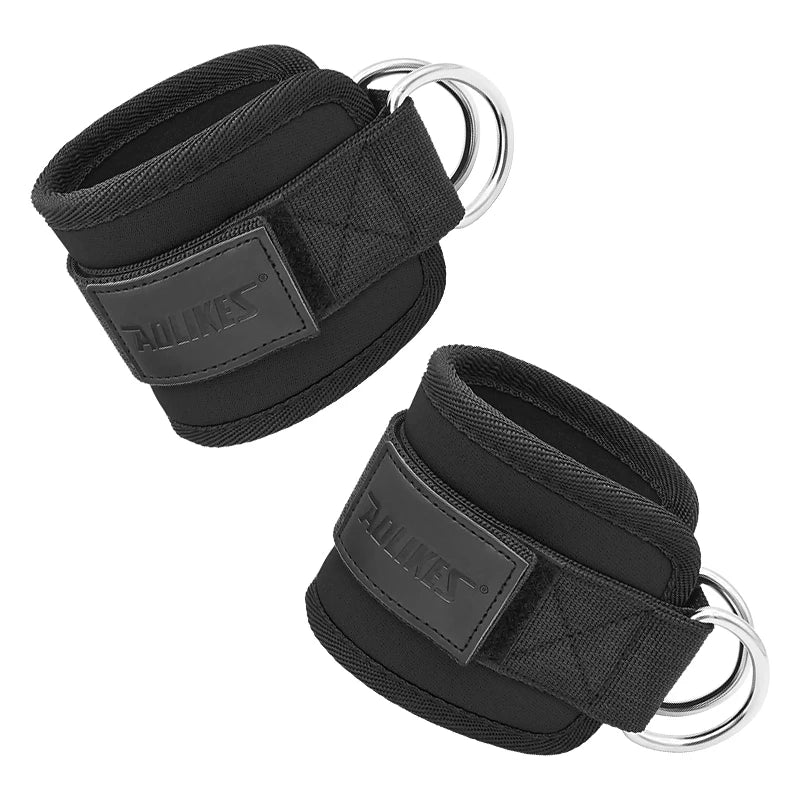 Comfy Glute Kickback Cuffs – D-Ring Ankle/Wrist Straps