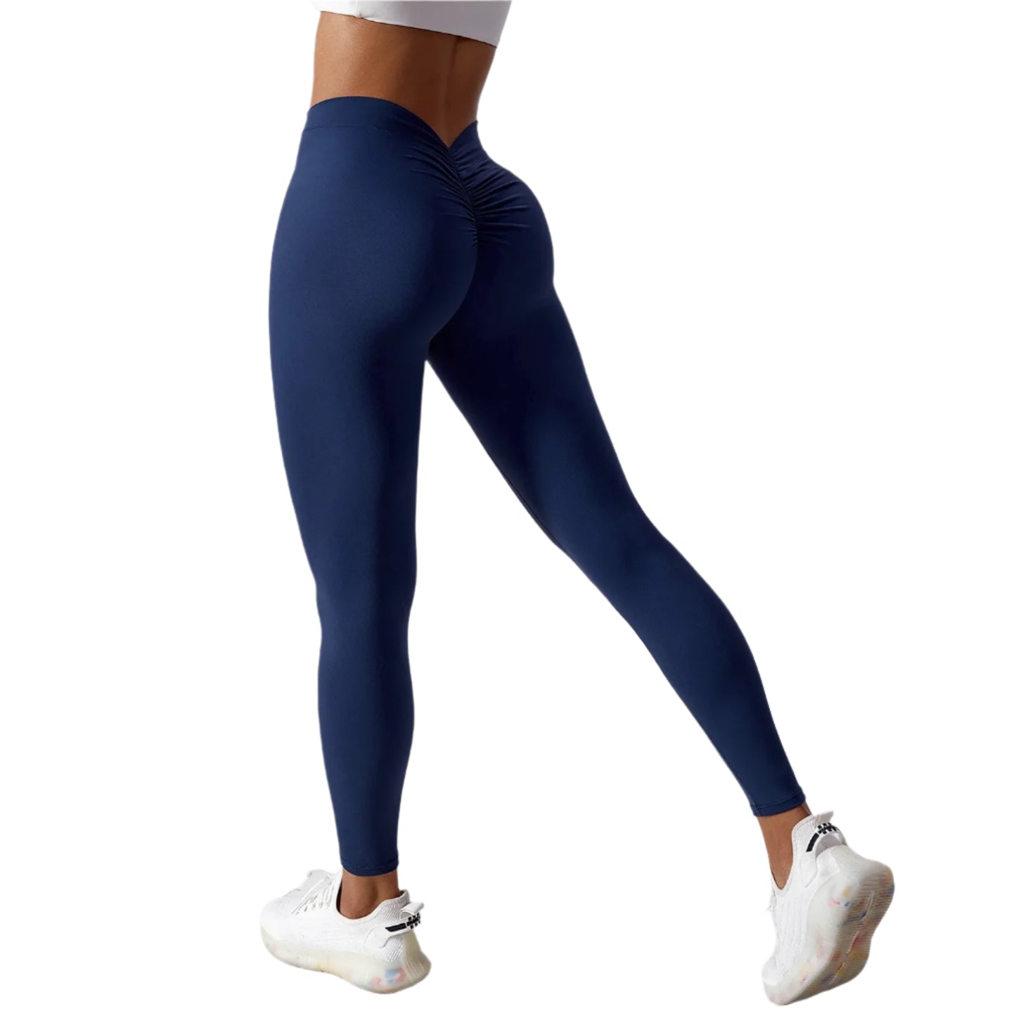 Gym Legging : High-Waisted Peach Design for Yoga & Exercise